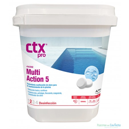 Cloro Multi Acción especial Liner y poliester CTX 342
