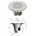Sumidero piscina Astralpool PARKER d.290 mm para piscina liner