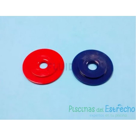 Recambio limpiafondos Zodiac Disco restrictor azul y rojo