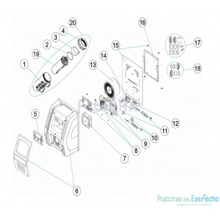 Despiece cloradores E-serie