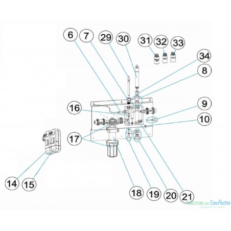 Recambios Astralpool Elite Connect Panel SD-PPM