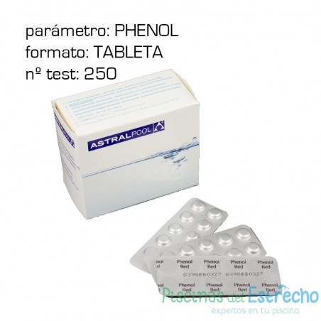 Reactivo Phenol (pH) Fotómetro Astralpool