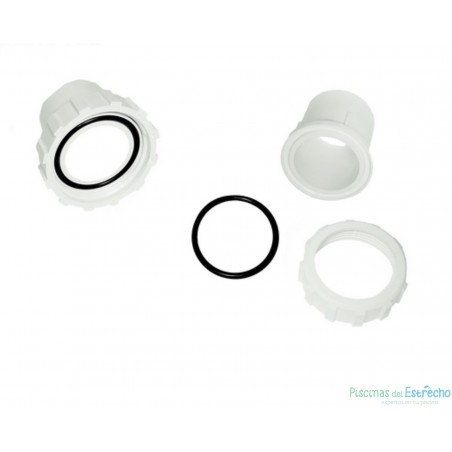 Recambio Conjunto Racor blanco p/encolar cell c/junta tórica G.B.