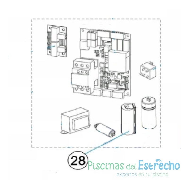 Recambio Condensador 70mF/450V HEAT II