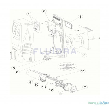 Despiece Recambios clorador Astralpool Smart