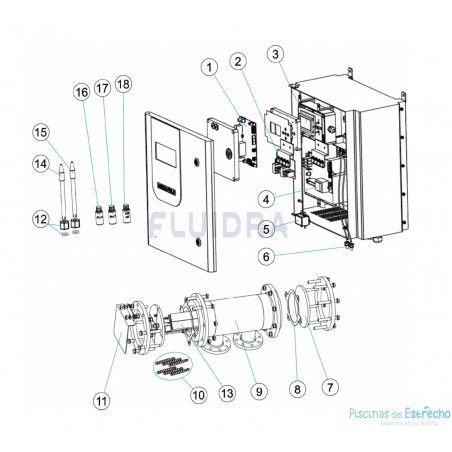 Despiece Recambios clorador Astralpool Easy Salt