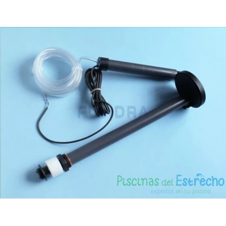 Recambio pH Zodiac Cánula de aspiración con 3 m de tubo y aforador de nivel