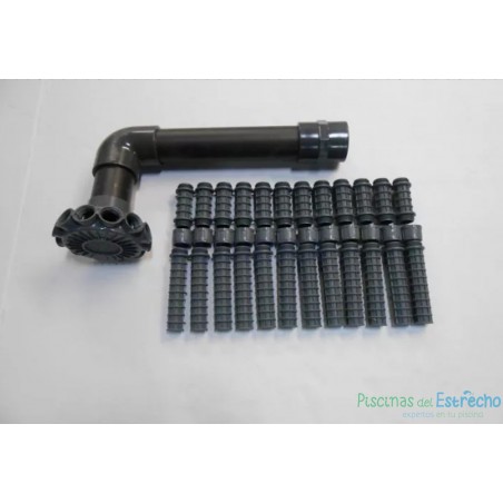 Conjunto colector de 900 2 1/2" para filtro Astralpool