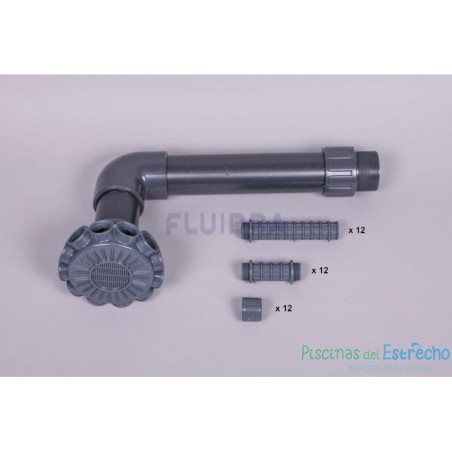 Conjunto colector de 900 2 1/2" para filtro Astralpool