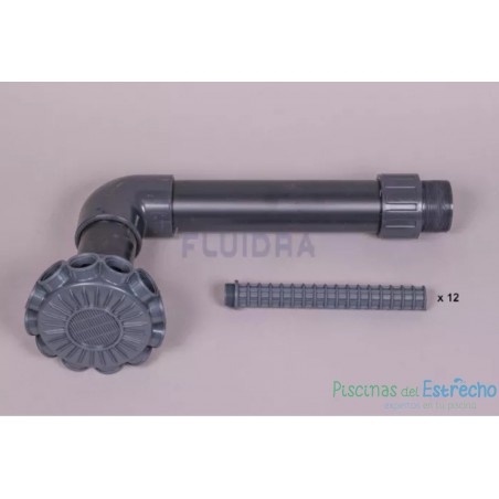 Conjunto colector de 900 T. Macho para filtro Astralpool