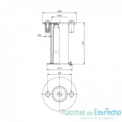 Anclaje fijación con tornillo