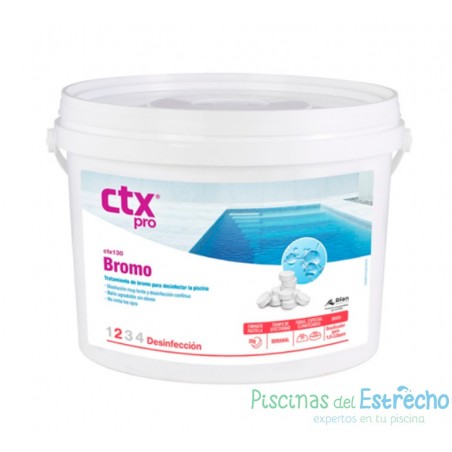 CTX 130 Bromo para piscinas en 5 kg - Pack de 4 envases