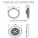 Embellecedor FlexiRapid AstralPool para instalación en boquilla