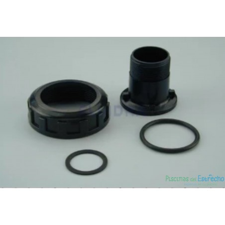 Recambio Astralpool Válvula selectora Enlace recto negro