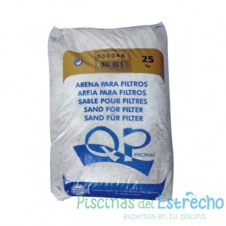 Arena silex para piscina granulometría 0,5-0,8 mm