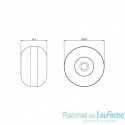 Corchera para piscinas Astralpool Roma 12,50 metros
