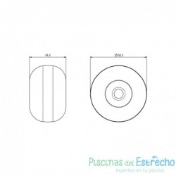 Corchera para piscinas Astralpool Roma 16,50 metros