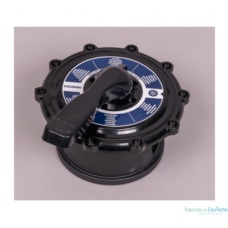 Recambio Astralpool Válvula selectora Conjunto Superior 2"