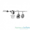 Pulsador para control focos led