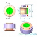 Nicho boquilla LumiPlus Mini para piscina poliéster