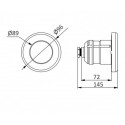 Proyector Astralpool Mini LumiPlus Essential para pasamuros