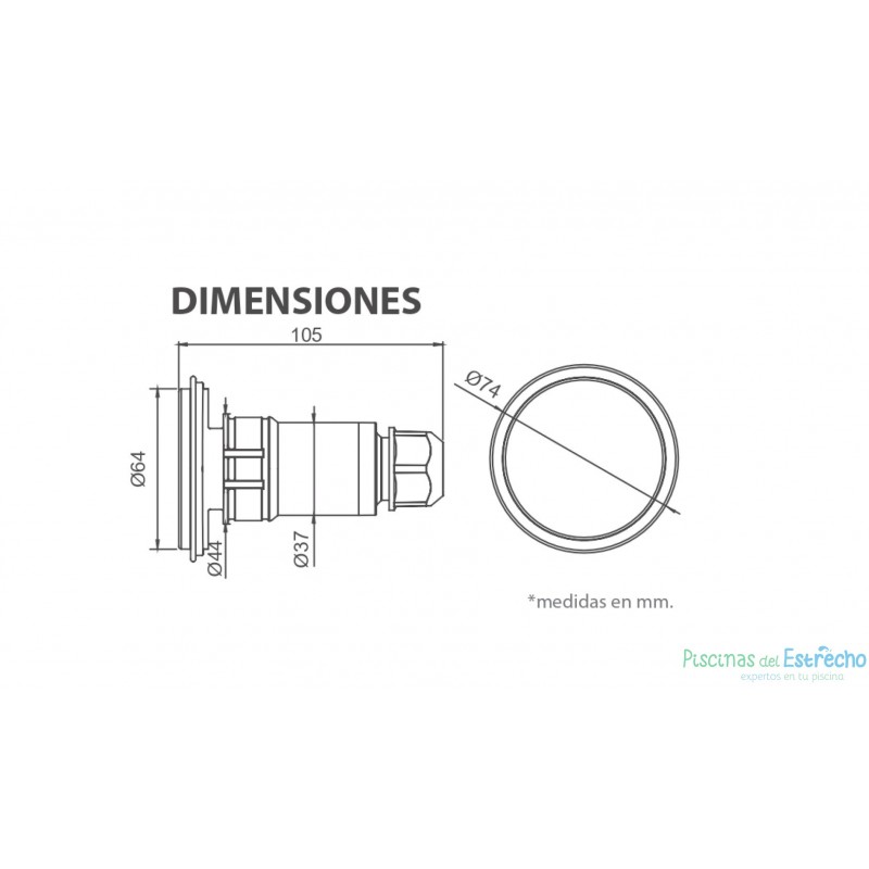 Lámpara LumiPlus FlexiMini Connect de Astralpool
