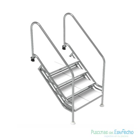 Escalera de piscina Acceso 4 peldaños