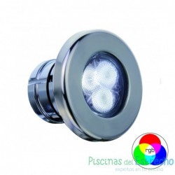 Foco LED LumiPlus MINI RGB 2.11 inox de acople rápido