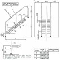 Escalera de piscina Acceso 4 peldaños