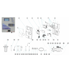 Despiece Recambios Panel de Control Guardian Pool NN