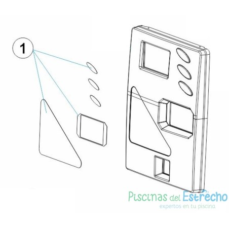 Recambio Etiquetas Tapa Frontal