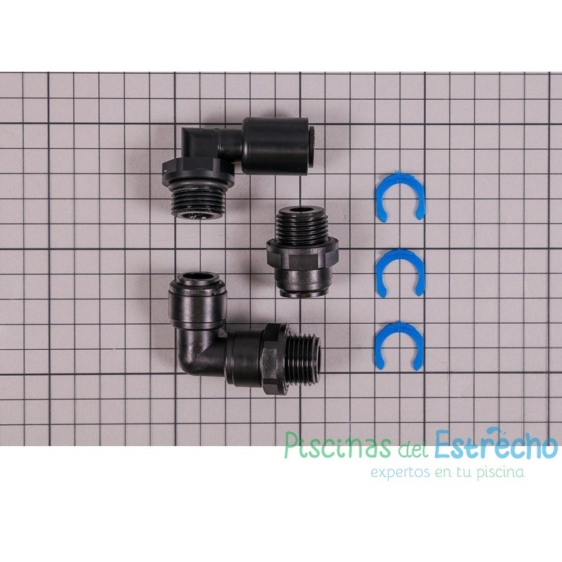 Recambio Codo Giratorio Macho FLUIDFIT BSPP G1 / 2 "