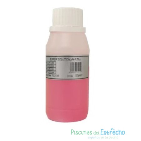 Recambio Solución patrón tampón pH 4, de 70 cc