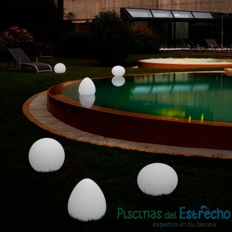 Lámpara de leds portátil ovalada