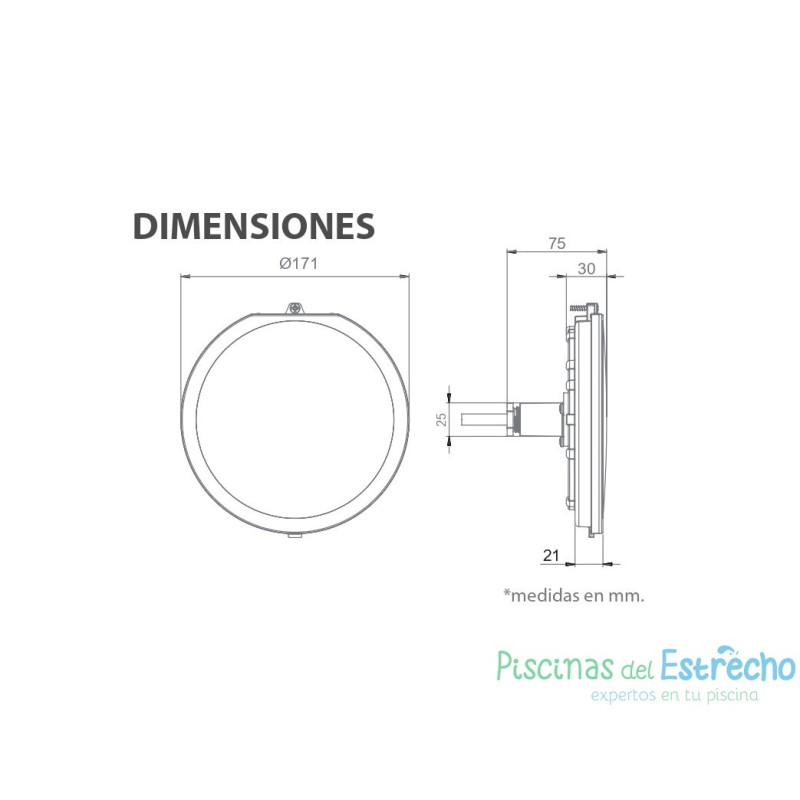 Lámpara Astralpool Flexi Connect Blanco Cálido 76601WW 4.300 lumen