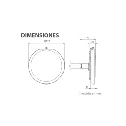 Lámpara Astralpool Flexi Connect RGBW 76601MW 3.500 lumen