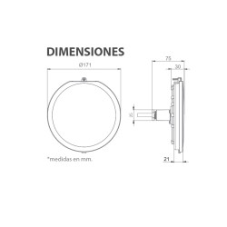 Lámpara Astralpool Flexi ON/OFF Blanco 71202 24 V DC 4.300 lm