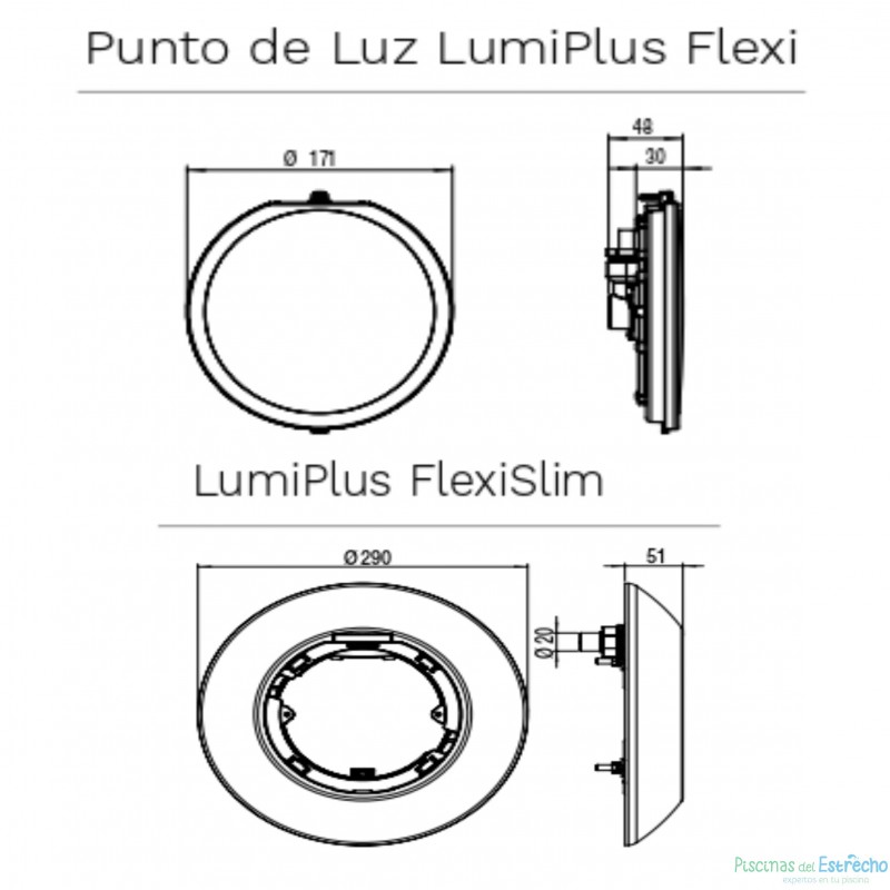 Embellecedor FlexiSlim AstralPool Blanco 71210