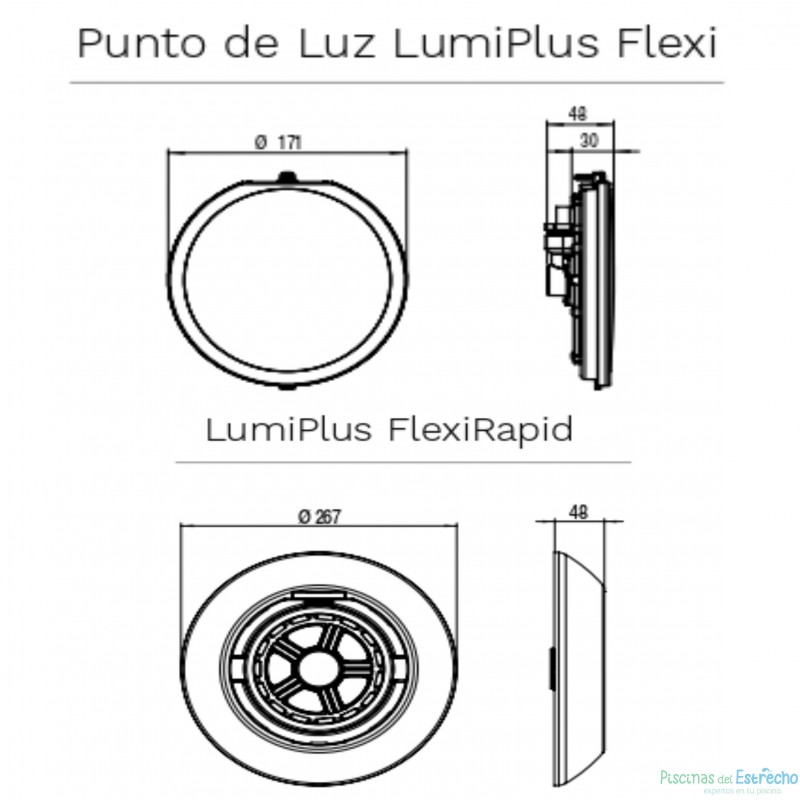 Embellecedor FlexiRapid AstralPool Blanco 71211