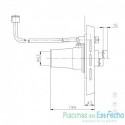 Boquilla nado contracorriente rectangular para AP