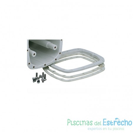 Complemento montaje equipo natación contracorriente en piscina liner