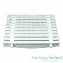 Rejilla para rebosadero piscina por placas 22/295 mm.