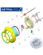 Repuesto foco plano Astralpool